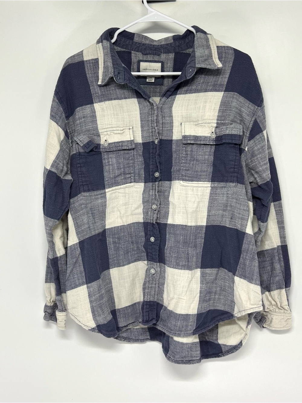 American eagle women’s large flannel shirt